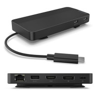 Lenovo 40B90000US USB-C DUAL DISPLAY TRAVEL DOCK WITHOUT POWER ADAPTER