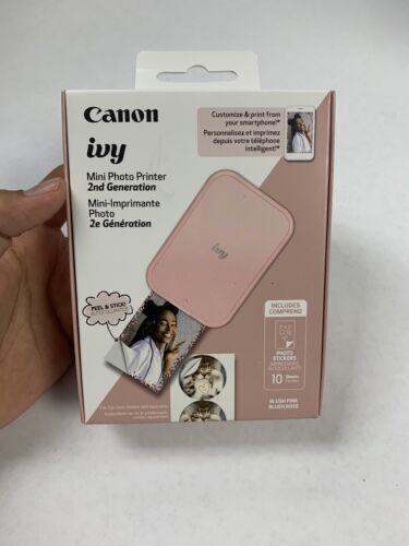 Canon 5452C017 CANON IVY 2 MINI PHOTO PRINTER (BLUSH PINK)