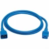 Eaton P036-006-ABL POWER EXTENSION CORD C20 C19 HEAVY-DUTY 20A 250V 12 AWG BLUE 6FT