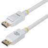 Startech DP12-CABLE-10FTW DISPLAYPORT 1.2 CABLE 4K 60HZ 10FT WHITE VESA CERTIFIED DP 1.2