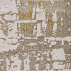 HomeRoots 79 x 114 in. Ivory or Gold Polypropylene or Polyester Rug