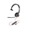 HP 8X216AA POLY BLACKWIRE 3310 MONAURAL MICROSOFT TEAMS CERTIFIED USB-C HEADSET +USB-C/A AD