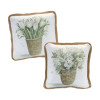 Floral Pillow (2 Asst) 16