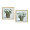 Framed Floral Print (2 Asst) 17