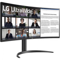 LG 34BR55QC-B 34 LCD 3440X1400 21:9 TAA MNTR HDMI DP USB-C HDR10 VA SWIVEL