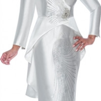 GMI Crystal Pattern Skirt Suit Made from a silky twill material  Multiple sizes and colours