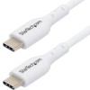 Startech USB2CC2MNCWHE 2M WHITE USB-C CHARGING CABLE 60W POWER DELIVERY M/M TYPE-C