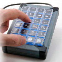 Ergoguys XK-24-USB-R X-KEYS XK-24 USB WIRED KEYPAD 24 PROGRAMMABLE BACKLIT KEY USB HID