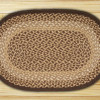 Earth Rugs Chocolate-Natural Oval Rug