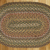 Capitol Earth Rugs Fir-Ivory Jute Braided Rug