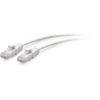 C2G C2G30187 C2G 25FT CAT6A WHITE SLIM ETHERNET