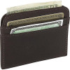 Piel Leather Slim Business Card Case - Chocolate