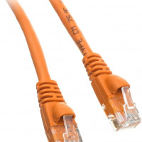 ENet C6A-OR-25-ENC CAT6A CORD BOOTED SNAGLESS 25FT ORANGE