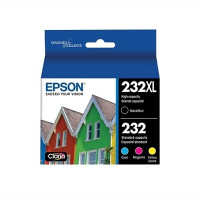 Epson T232XL-BCS EPSON T232 BLACK AND COLOR COMBO INK CARTRIDGES, HIGH CAPACITY
