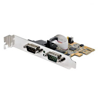 Startech 21050-PC-SERIAL-LP PCIE DUAL SERIAL PORT CARD - 16C1050 UART 5V/12V STATUS LIGHTS