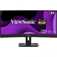 Viewsonic VG3456C 34INCH UWQHD ERG 21 9 CURVED DOCKING MON W/ 100W USB C AND RJ45 3440 X 1440 RESO