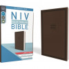 Zondervan Large Print Chocolate Leathersoft NIV Value Thinline Bible