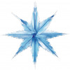 DDI 2-Tone Metallic Snowflakes - Blue Silver Case of 12