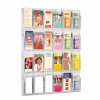 Safco 24 Pamphlet Reveal Display in Clear
