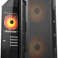 Cougar Mini Tower Mini ITX Case, 2 x 140mm A Front fan, 1 x 120mm A Rear fan (Black)