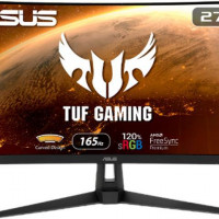Asus 27" Class Full HD Curved Screen Gaming LCD Monitor - 16:9 - Black