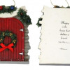 Roman Barn Door Ornament to Personalize