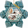 G.Debrekht General Holiday Robin Snowfall Ornament 4.5 in.