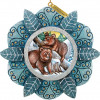 G.Debrekht General Holiday Kodiak Family Ornament 3.5 in.