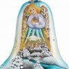 G.Debrekht General Holiday Angel Bell 4.25 in. - Glass Ornament