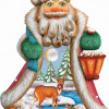 G.Debrekht General Holiday Santa Quiet Day Ornament 5 in.
