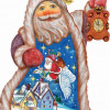 G.Debrekht General Holiday Santa Christmas Goose 5 in. 661522