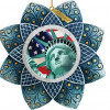 G.Debrekht General Holiday Statue of Liberty Ornament 4.5 in.