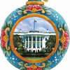 G.Debrekht General Holiday White House Ornament 4.5 in.