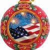 G.Debrekht General Holiday Patriotic Fireworks Ornament 4.5 in.