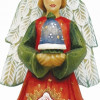 G.Debrekht General Holiday Angel with Bell Ornament 3 in.