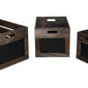 Screen Gems Set of 3 Box Wood -Pack of 2