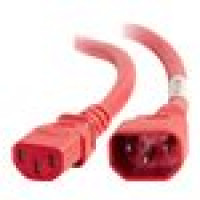 C2G 17475 1FT 18AWG POWER CORD (IEC320C14 TO IEC320C13) - RED