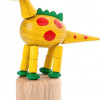 Alexander Taron Dregeno Push Toy - Wobbly Yellow Dinosaur