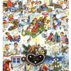 Alexander Taron Korsch Advent - Santa with Angels Children