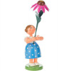 Alexander Taron Dregeno Easter Ornament Blue Flower Girl