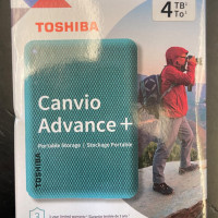 Canvio Advance Plus 4 TB Portable Hard Drive External Green