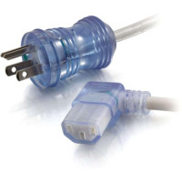 C2G 48050 12FT 16AWG HSPTL PWR CBL, 5-15P-C13R CLR