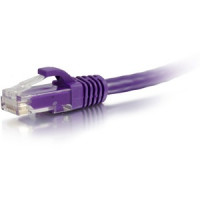 C2G 50816 C2G 6IN CAT6A SNAGLESS UNSHIELDED (UTP) NETWORK PATCH ETHERNET CABLE-PURPLE - 6