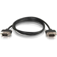 C2G 52167 10FT SERIAL RS232 DB9 NULL MODEM CABLE WITH LOW PROFILE CONNECTORS M/M - IN-WALL