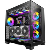 Antec , 2x TQR 160mm & 1x TQ 140mm PWM Fans Included, Dual-Chamber Layout, Type-C, 360mm Radiator Support, Seamless TG Front & Side Panels, RTX 40 Compatible, Full-Tower E-ATX PC Case