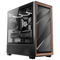 Antec , 5 x PWM Fans Included, Up to 9 Fans Simultaneously, Type-C, Iron Mesh Panels and Wood Frame, 420mm Radiator Support, Back Connect Motherboards Support, Mid-Tower E-ATX PC Case