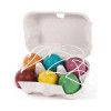 Alexander Taron Dregeno Easter Ornaments - Assorted Easter Eggs - Set of 6