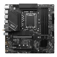MSI Pro B760M-A WIFI DDR4 Gaming Desktop Motherboard - Intel B760 Chipset - Socket LGA-1700 - Micro ATX