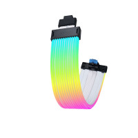 Lian Li Strimer Wireless 16 Pin - Addressable RGB Power Extension Cable with Wireless Control - 12 LED Strip - Wireless Controller NOT Included; a Controller is Required for use ()