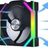 Lian Li UNI Fan SL-Wireless 120 - Single Pack, Performance-Oriented Fan ARGB Fan WITHOUT Wireless Connector, Daisy-Chain Design, Customizable Lighting Effects, Low-Noise - Black ()